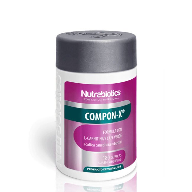 Compon-X Nutrabiotics | Frasco 180 cápsulas