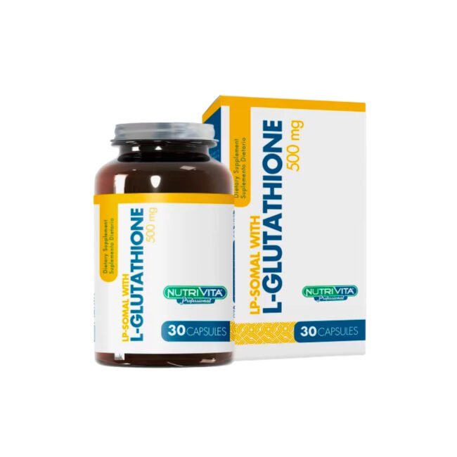 LP- SOMAL L- GLUTATHIONE 5OOmg | Frasco 30 Cápsulas