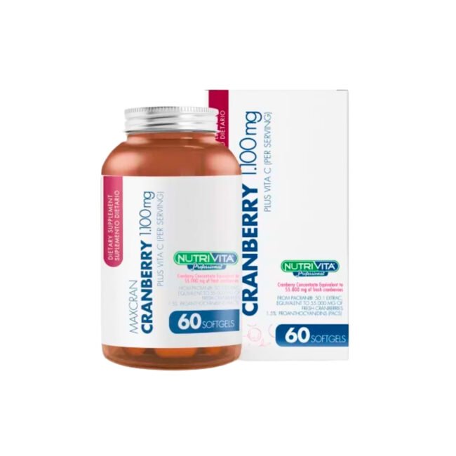 MAXCRAN CRANBERRY 1.100mg | Frasco 60 cápsulas